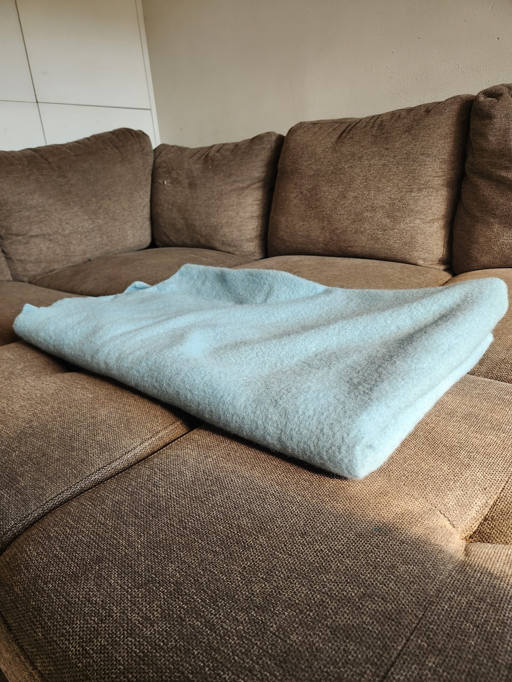 Soft Light Blue Throw Blanket - Unbranded Cozy Home Bedding